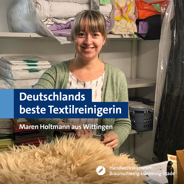 Färberei Holtmann - Maren Holtmann beste Textilreinigerin Deutschlands